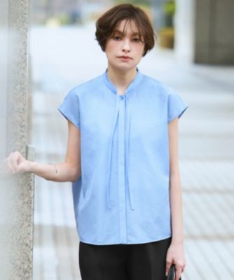 heve ヘイヴ　シアーバブリーブラウス　ネイビー heve ヘイヴ シアーバブリーブラウス ネイビー 【公式通販】