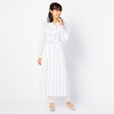 Nolley S ノーリーズ のツイストベルト付きシャツワンピース通販 Leeマルシェ