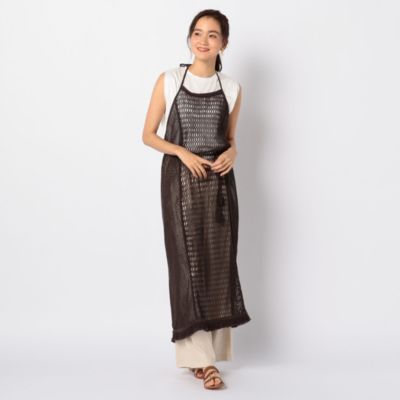 Nolley S ノーリーズ のパターンネットエプロンドレス Nolley S Collet 通販 Leeマルシェ