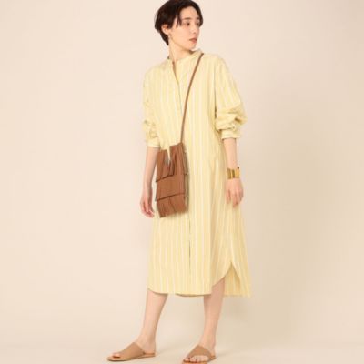 Nolley S ノーリーズ のストライプシャツワンピース通販 Leeマルシェ