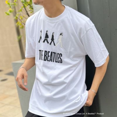 集英社HAPPY PLUS STORENOLLEY’S goodman（ノーリーズグッドマン）/【Good Rock Speed/グッドロックスピード】THE BEATLES  / abbey road / ビートルズ / プリントTシャツ