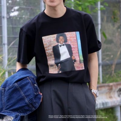 集英社HAPPY PLUS STORENOLLEY’S goodman（ノーリーズグッドマン）/MICHAEL JACKSON PHOTO TEE by GOOD ROCK SPEED