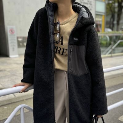 NOLLEY’S ◇【WEB限定】【TAION/タイオン】別注ボア×ダウンフードコート(リバーシブル) 24AW