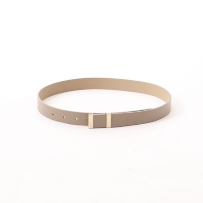 NOLLEY'S ♡ボリュームバックル レザーベルト ベージュ NOLLEY'S ♡ボリュームバックル レザーベルト ベージュ セール