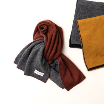 集英社HAPPY PLUS STORENOLLEY’S goodman（ノーリーズグッドマン）/【Johnstons of Elgin/ジョンストンズ・オブ・エルガン】HAA03131 KNITTED TUBULAR SCARF 35