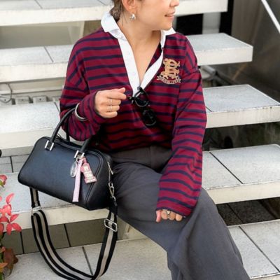 nolley's/Rie Miller ビッグシルエットラガーシャツ Rie Miller(リエミラー)のビッグシルエットラガーシャツ通販