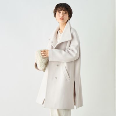 集英社HAPPY PLUS STORENOLLEY’S sophi（ノーリーズソフィー）/ショートビーバースタンドコート 24AW