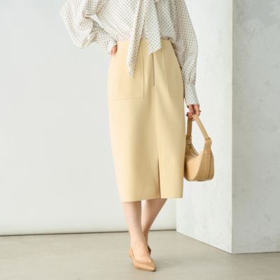 今期・完売・タグ付・Plageのスリットスカート （NOLLEY 