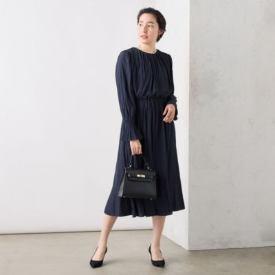 NOLLEY'S(ノーリーズ)のウォッシャブル割繊2WAYギャザー