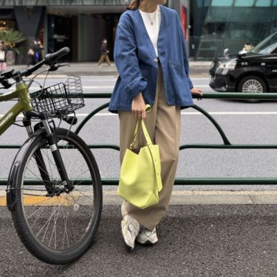 集英社HAPPY PLUS STORENOLLEY’S sophi（ノーリーズソフィー）/アシメワンハンドルバッグmade in Italy