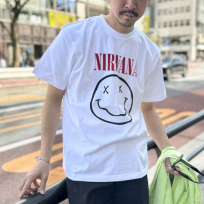 集英社HAPPY PLUS STORENOLLEY’S goodman（ノーリーズグッドマン）/【GOOD ROCK SPEED】別注 NIRVANA / ニルヴァーナ プリントTシャツ 25SS