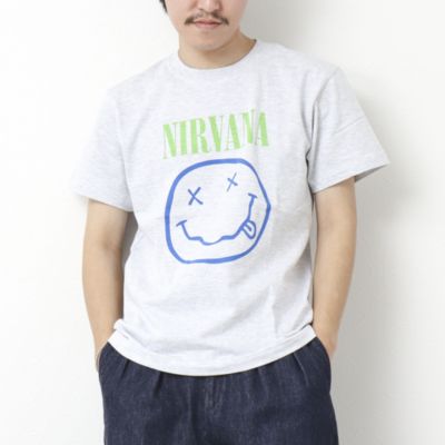 集英社HAPPY PLUS STORENOLLEY’S goodman（ノーリーズグッドマン）/【GOOD ROCK SPEED】別注 NIRVANA / ニルヴァーナ プリントTシャツ 25SS