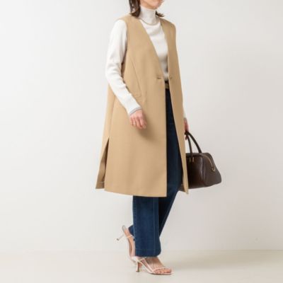 集英社HAPPY PLUS STORENOLLEY’S（ノーリーズ）/◇【WEB限定】ウォッシャブルドライタスランスリットジレ