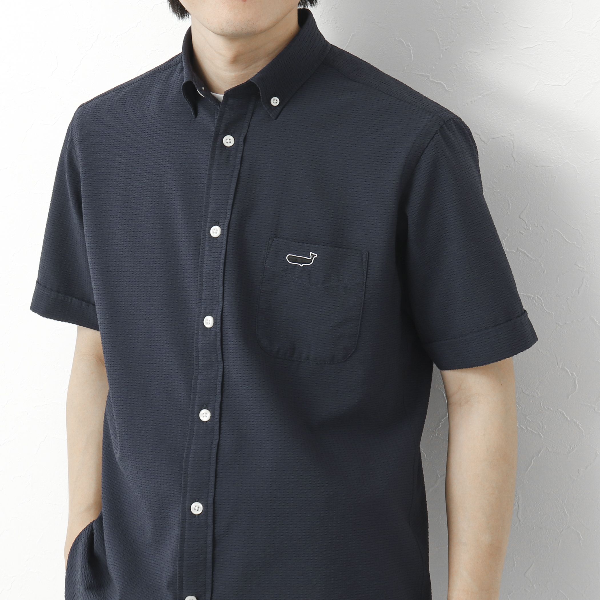 NOLLEY’S goodman(ノーリーズグッドマン)/【PrimeFlex DotAir】《吸水速乾》ストレッチ クジラ BD S/S 25SS