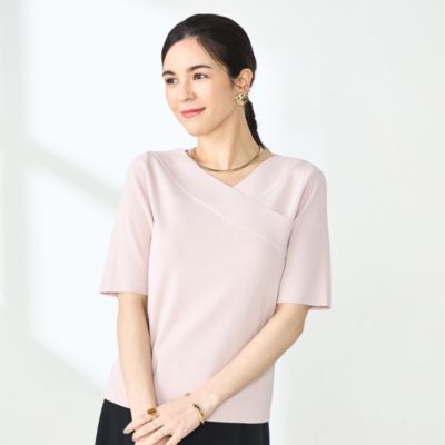 NOLLEY&#39;S sophi - 新品タグ付◆NOLLEY&#39;S Sophiカシュクール風プルオーバーニット NOLLEY'S sophi - 新品タグ付◇NOLLEY'S Sophiカシュクール風