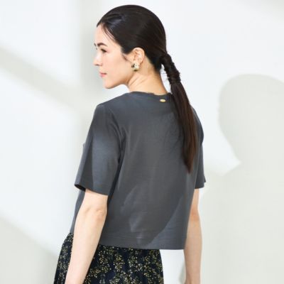 集英社HAPPY PLUS STORENOLLEY’S sophi（ノーリーズソフィー）/W&W ショート丈Tシャツ