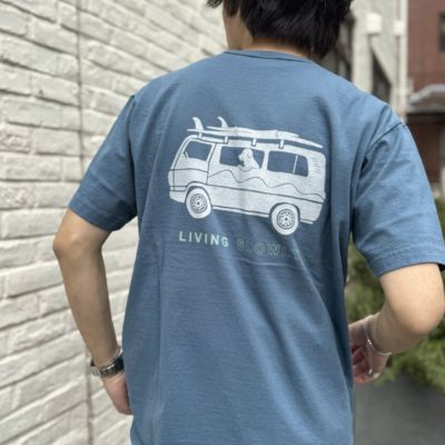 集英社HAPPY PLUS STORENOLLEY’S goodman（ノーリーズグッドマン）/【STONEWOLD】SLOWLY WAGON バックプリントTシャツ 25SS
