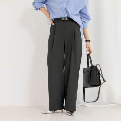 【新品】 NOLLEY'S sophi ウォッシャブルギャバジンワイドパンツ NOLLEY'S Sophi（ノーリーズソフィ）の「ウォッシャブル