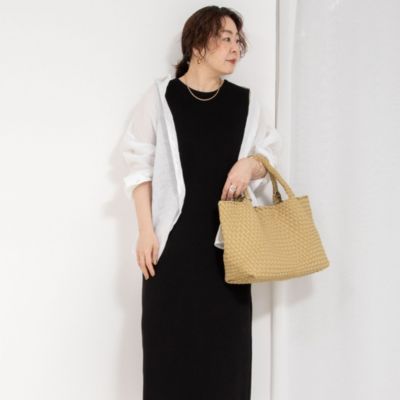 集英社HAPPY PLUS STORENOLLEY’S（ノーリーズ）/【MD 二見☆別注】ウォッシャブルダブルフェイスカットワンピース