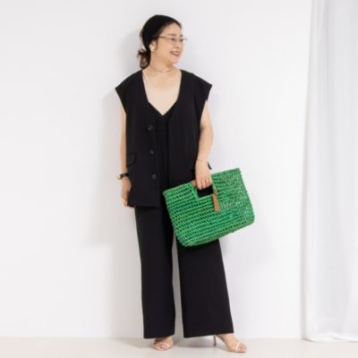 集英社HAPPY PLUS STORENOLLEY’S（ノーリーズ）/【BAGMATI/ バグマティ】ラフィアかごバッグ【PR林☆別注アイテム】