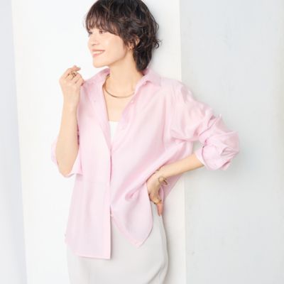 ★新品★NOLLEY'S sophi　シアーローン2WAYシャツ NOLLEY'S sophi(ノーリーズソフィー)の《セットアップ対応