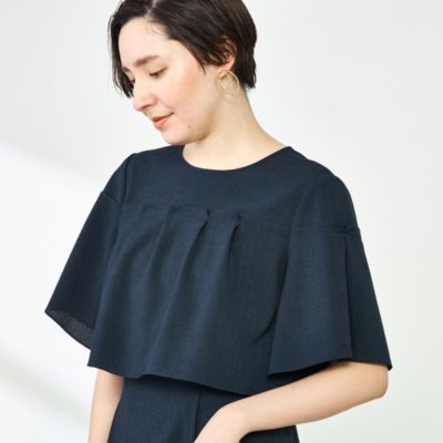 信頼も厚い NOLLEY'S(ノーリーズ)の《セットアップ対応》麻調フレアスリーブ スーツ・フォーマル・ドレス