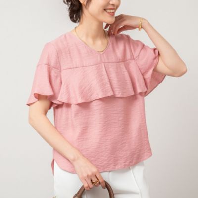 集英社HAPPY PLUS STORENOLLEY’S（ノーリーズ）/◇【WEB限定】《セットアップ対応》ジュピター半袖フリルブラウス
