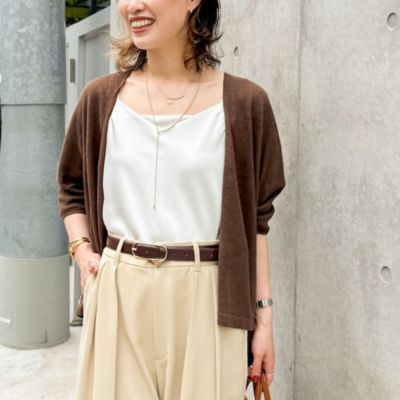 ZARA】ソフトニットカーディガン グリッターブラウン (ZARA