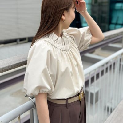 集英社HAPPY PLUS STORENOLLEY’S sophi（ノーリーズソフィー）/タフタオフショル2WAYブラウス