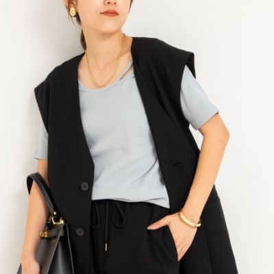 集英社HAPPY PLUS STORERie Miller（リエミラー）/ランダムテレコ2WAYプルオーバー