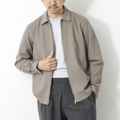 集英社HAPPY PLUS STORENOLLEY’S goodman（ノーリーズグッドマン）/【Primeflex】《速乾/ストレッチ》ジップシャツブルゾン 25SS