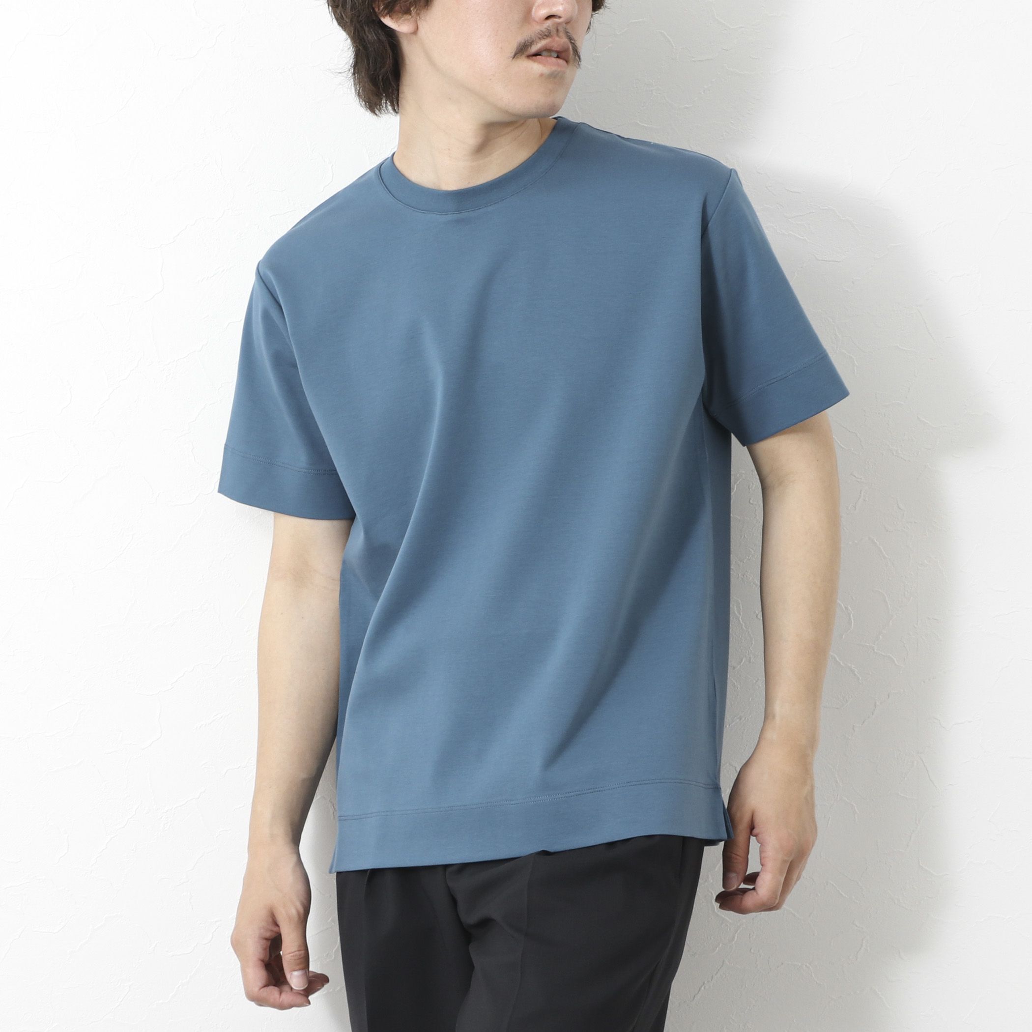 NOLLEY’S goodman(ノーリーズグッドマン)/《ビジカジ対応》ハイゲージ シルケットポンチ ドレスCN T 25SS