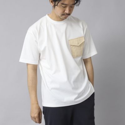 集英社HAPPY PLUS STORENOLLEY’S goodman（ノーリーズグッドマン）/【ACTIVE SECT】《限定展開》カーゴポケットTシャツ 25SS