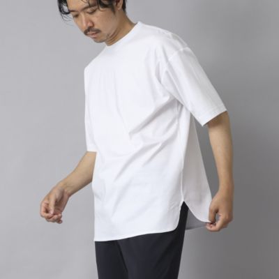 集英社HAPPY PLUS STORENOLLEY’S goodman（ノーリーズグッドマン）/【ACTIVE SECT】《限定展開》両面シルケット ラウンドテールTシャツ 25SS