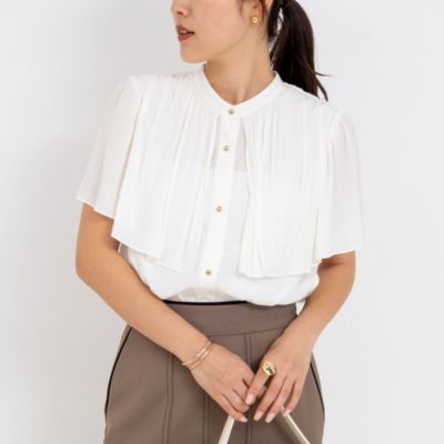 今季！25SS NOLLEY'S sophi割繊ケープ風ギャザーブラウス 今季！25SS NOLLEY'S sophi割繊ケープ風ギャザーブラウス - メルカリ