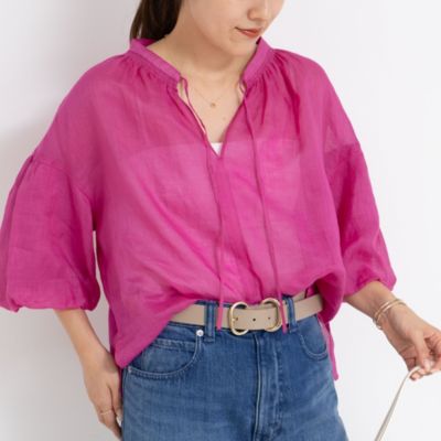 NOLLEY'S(ノーリーズ)の◇【WEB限定カラーあり】シアーラミー袖