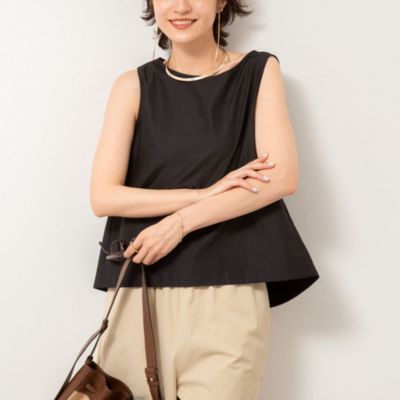 集英社HAPPY PLUS STORENOLLEY’S（ノーリーズ）/エクセルテックタンブラーノースリーブブラウス