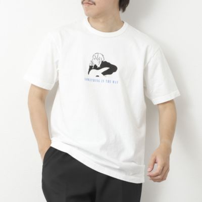 集英社HAPPY PLUS STORENOLLEY’S goodman（ノーリーズグッドマン）/【STONEWOLD】Something In The Way プリントTシャツ 25SS