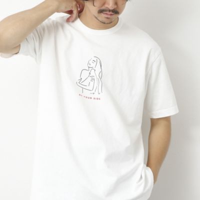 集英社HAPPY PLUS STORENOLLEY’S goodman（ノーリーズグッドマン）/【STONEWOLD】BY YOUR SIDE プリントTシャツ 25SS