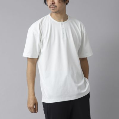 集英社HAPPY PLUS STORENOLLEY’S goodman（ノーリーズグッドマン）/【ACTIVE SECT】《限定展開》UVカット ヘンリーネックTシャツ 25SS
