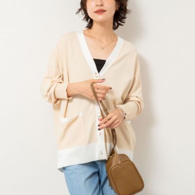 Nolley's sophi ヘアリーラメ2WAY Vネックカーディガン セール 15%OFF】ヘアリーラメ2WAY Vネックカーディガン