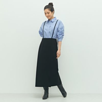 【オシャレ⭐NOLLEY'S】オレンジ　ボタン付きスカート　サイズ36 オシャレ⭐NOLLEY'S】オレンジ ボタン付きスカート サイズ36