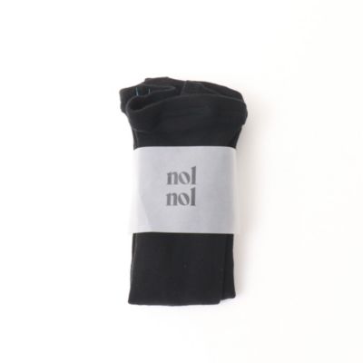 　【nolnol/ノルノル】静電気防止加工コットンタイツ