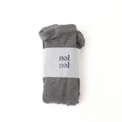 　【nolnol/ノルノル】静電気防止加工コットンタイツ