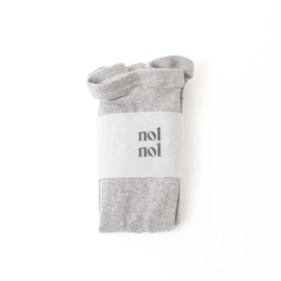 　【nolnol/ノルノル】静電気防止加工コットンタイツ