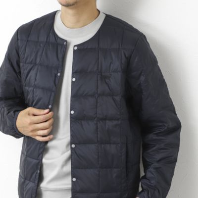 集英社HAPPY PLUS STORENOLLEY’S goodman（ノーリーズグッドマン）/【TAION/タイオン】別注クジラ刺繍CREW NECK BUTTON DOWN JACKET