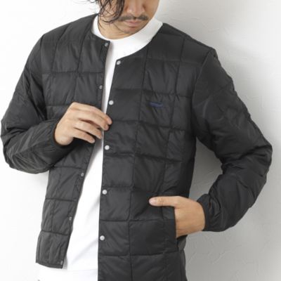 集英社HAPPY PLUS STORENOLLEY’S goodman（ノーリーズグッドマン）/【TAION/タイオン】別注クジラ刺繍CREW NECK BUTTON DOWN JACKET