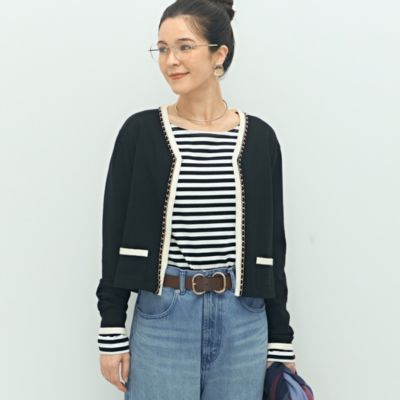 集英社HAPPY PLUS STORENOLLEY’S（ノーリーズ）/チェーンブレードVネックカーディガン
