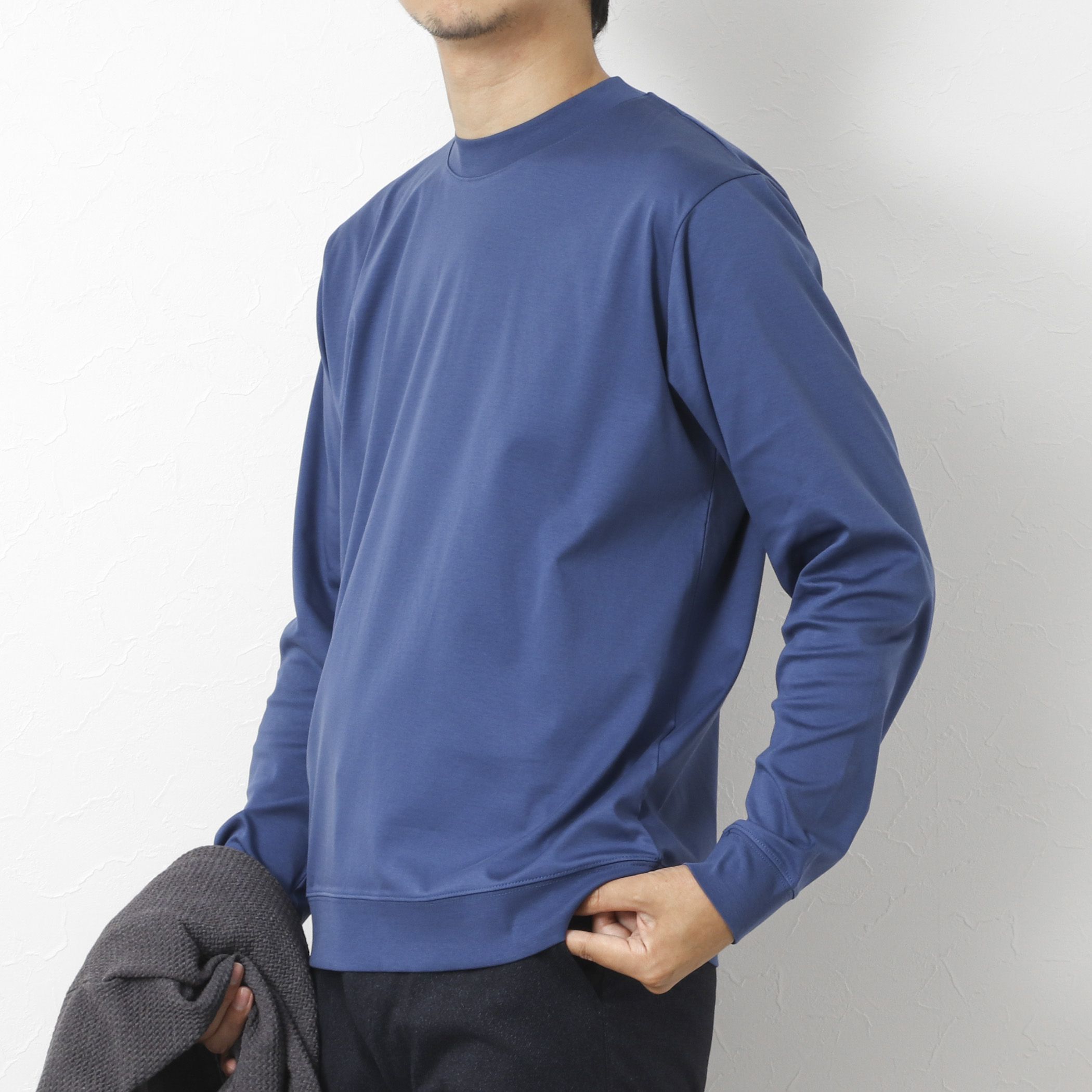 NOLLEY’S goodman(ノーリーズグッドマン)/《ビジカジ対応》シルケットスムースドレスL/S Tシャツ 25AW