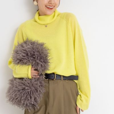 リエミラー（Rie Miller）/【WEB&一部店舗限定】PUREカシミヤタートルネックニット Rie Miller(リエミラー)のPUREカシミヤタートルネックニット通販